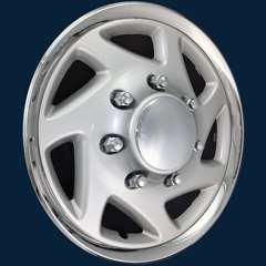 Picture of Coast2Coast CCI-9415C 15 in. Universal Wheel Cover&#44; Silver with Chrome Ring