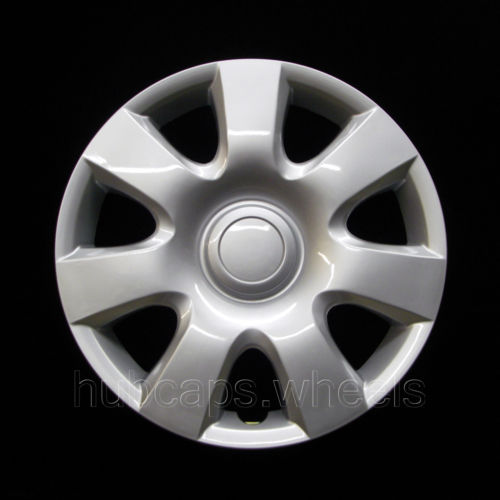 15", 7 Spoke, Silver, Plastic, Set Of 4, Standard Leg