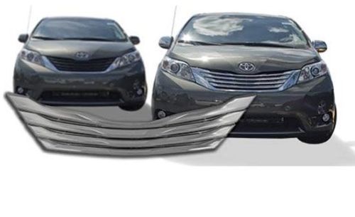 Picture of Coast2Coast C2C-GI201 Toyota Grille Overlay for 2011-2016 Toyota Sienna L, LE, XLE - Chrome