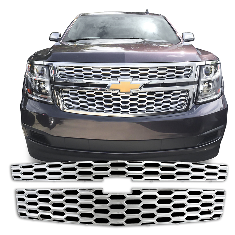 Overlay, 2 Piece, Chrome Plated, ABS Plastic