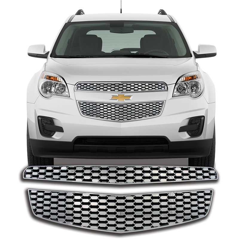 C2C-GI82 Grille Overlay Chevrolet - Silver Chrome