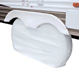 Picture of Classic Acc C1H-8021105280 30-33 ft. Dual Axle Wheel Cover&#44; White
