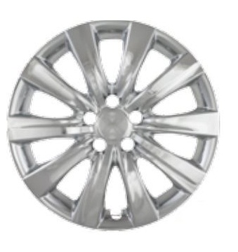 16", 10 Spoke, Silver, Plastic, Set Of 4, Standard Leg