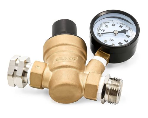 Camco RV Adjustable Water Pressure Regulator, Brass | Camping World