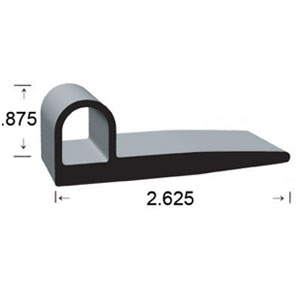 C6P-2452ST50 0.875 x 2.625 P-Ethylene Propylene Diene Monomer
