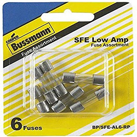 Picture of Bussmann B6P-BPSFEAL6RP Sfe- 4&#44; 7.5&#44; 9 - Low Amp Fuse