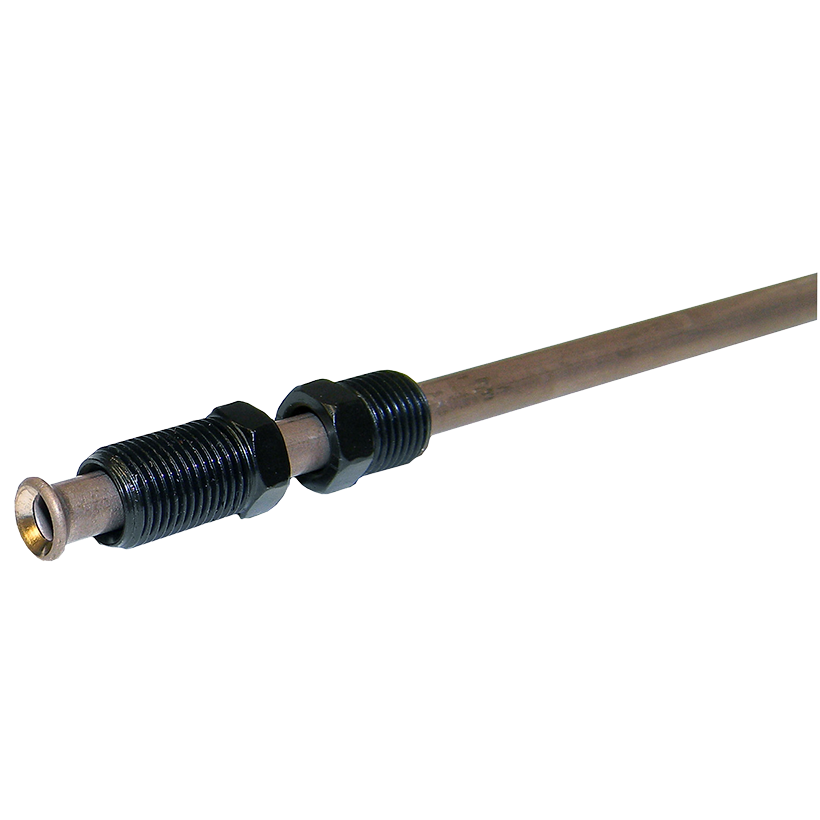 0.25 x 8 Domestic Nicopp Brake Line - Nickel & Copper