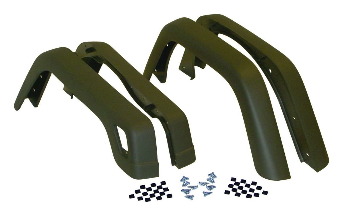 Crown Auto C1Y-55254918K Fender Flare Front Rear Crown Kit, Set of 4