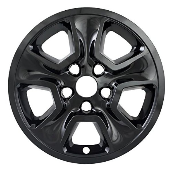 17 in. Black Wheel Skins