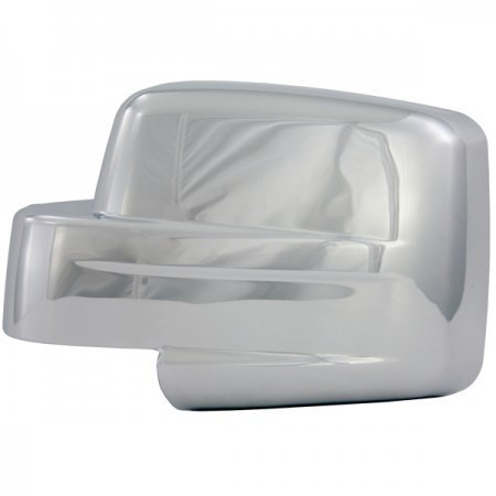 Top Half Cover, Chrome Plated, ABS Plastic, Set Of 2