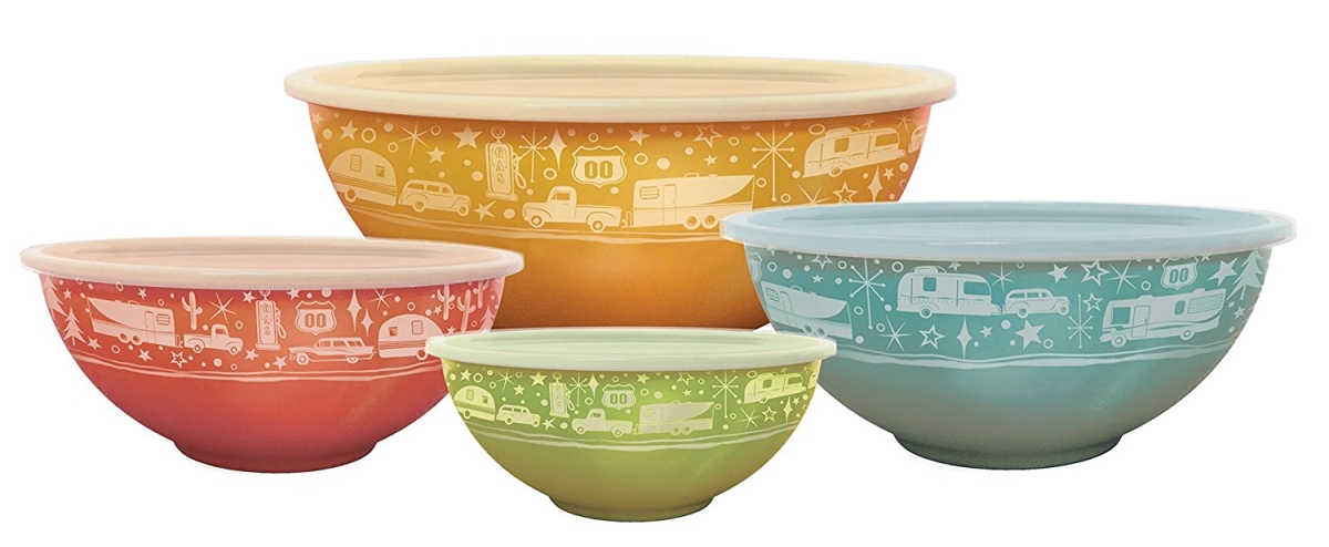 Picture of Camp Casual C4G-CC006 Nesting Bowl with Lids - Set of 4