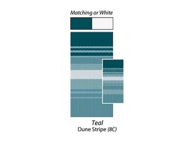 C6F-JU176D00 16 ft. 2 in. Awning Silver Shale Fade, White