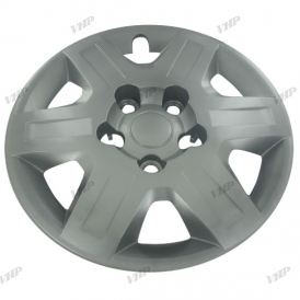 16 in. Bolt on Silver Finish Hubcaps, Wheel Covers - Set of 4