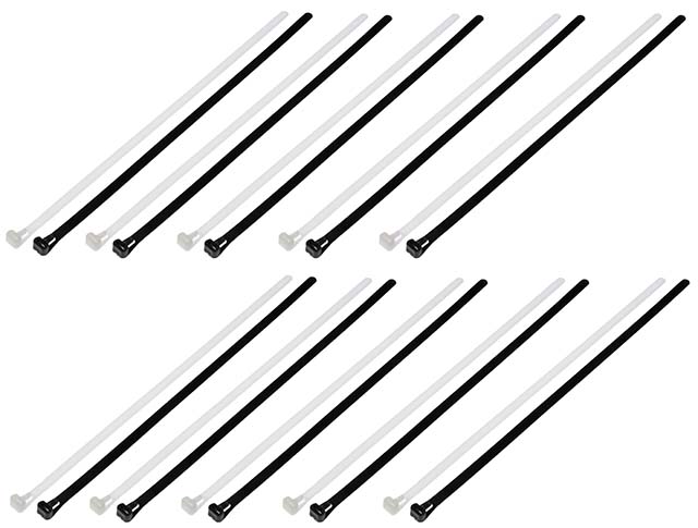 12 in. Reusable Wire Ties - 20 Pieces