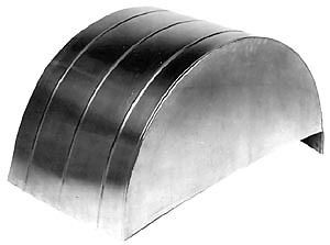 38 in. Steel Fenderwells