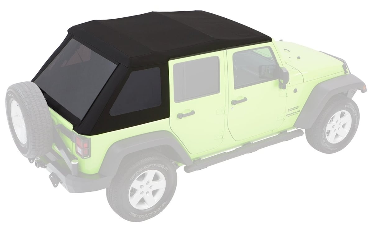 D34-5492335 Trektop Nx Glide Convertible Soft Top - Black
