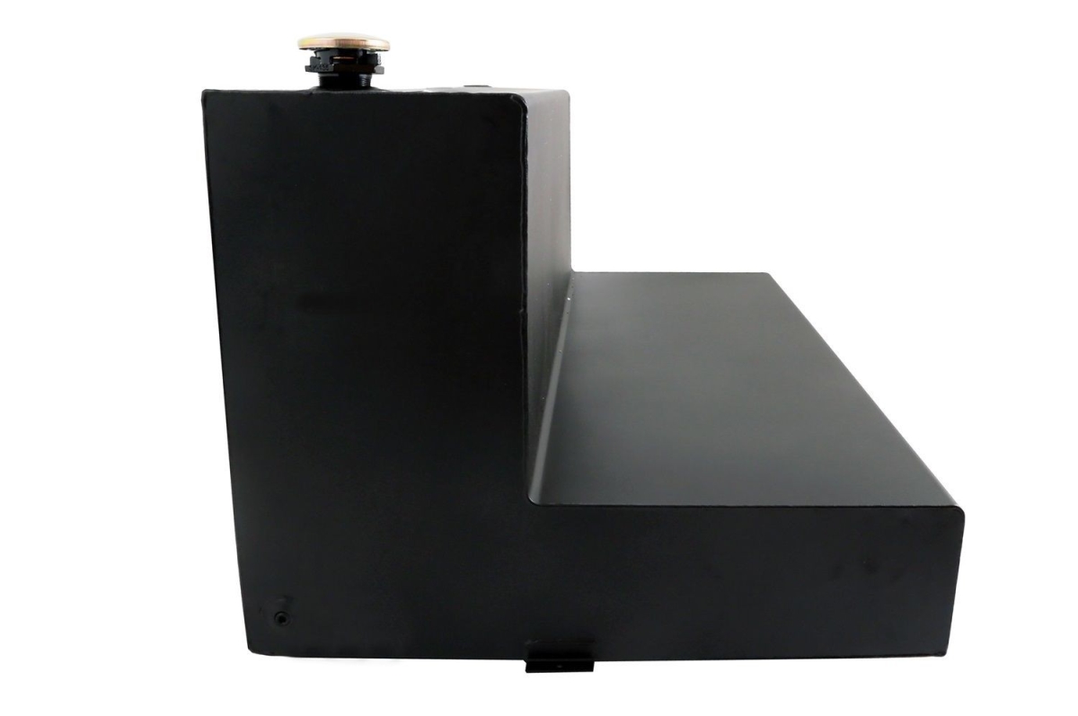 98 gal Specialty Series L-Shaped Tool Box & Liquid Transfer Steel Tank - Black