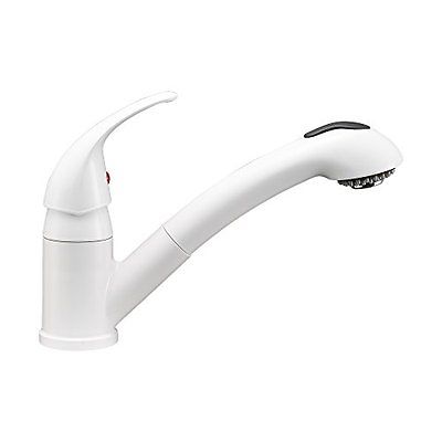 D6U-DFNMK852WT RV Kitchen Faucet, White -  DURA FAUCET