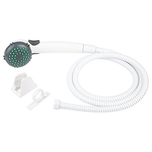 HandHeld With 60 Stainless Steel Hose Single Spray Function White