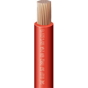 6 Gauge Wire Starter Cable, Red