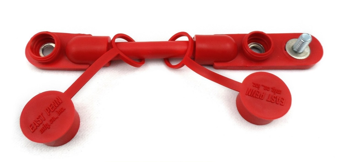 East Penn E6B-4362 7 in. Gr.31 Cable Harness Assembly for 2 Batteries, Red