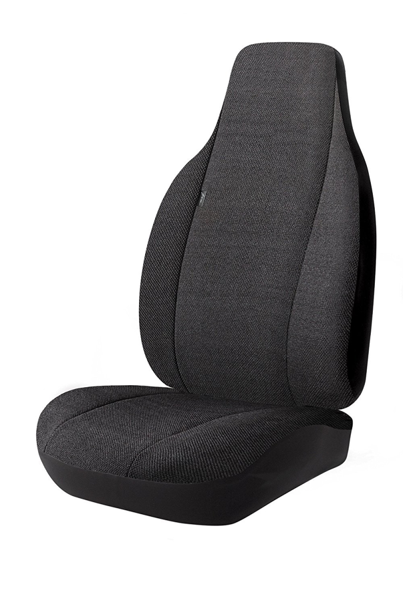 Picture of Fia F48-TRS401BLAC Solid Wrangler Semi-Custom Front Cover Bucket Seats&#44; Black