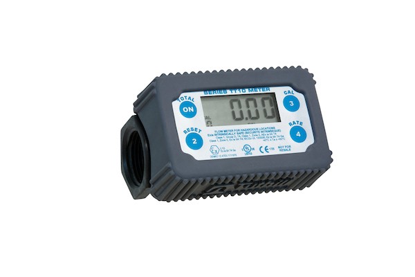 Inline Turbine with 1 in. NPT Aluminum Meter - Anti-freeze, De-Icing fluid