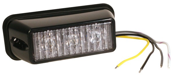 Grote Perlux G17-77463 LED Directional Warning Light, Yellow