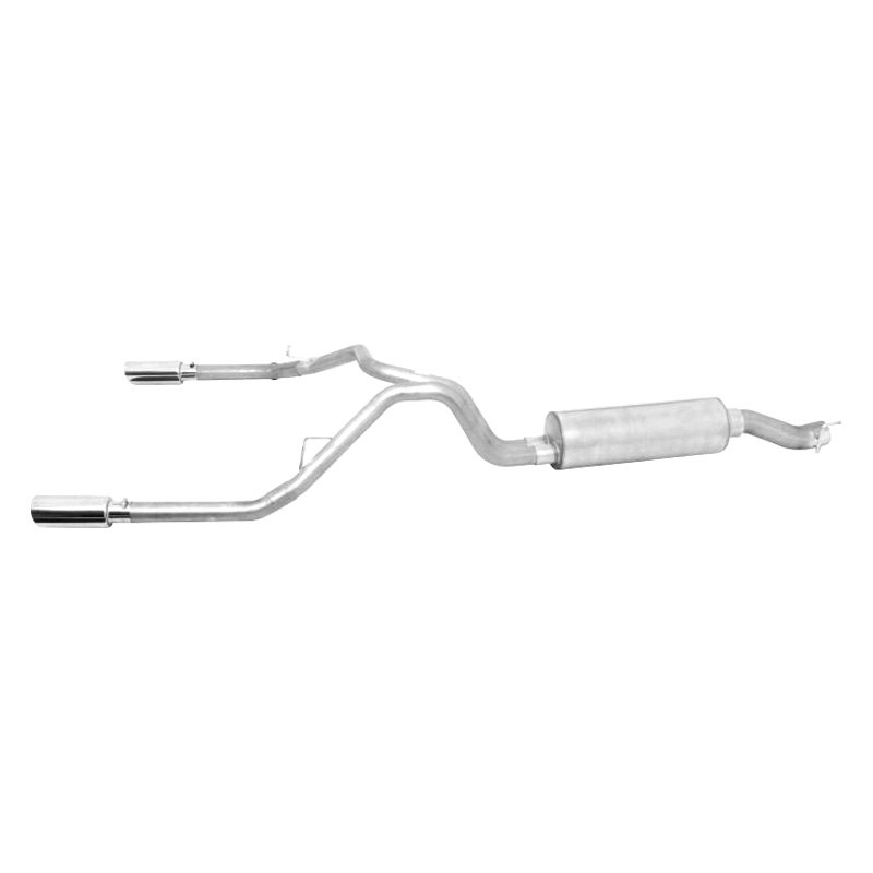 Split Rear Stainless Steel Dual Cat-Back Exhaust System Kit