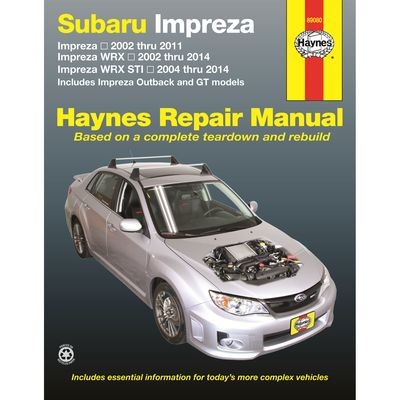 Picture of Haynes H16-89080 Impreza WRX & STI 04-14 Repair Manual