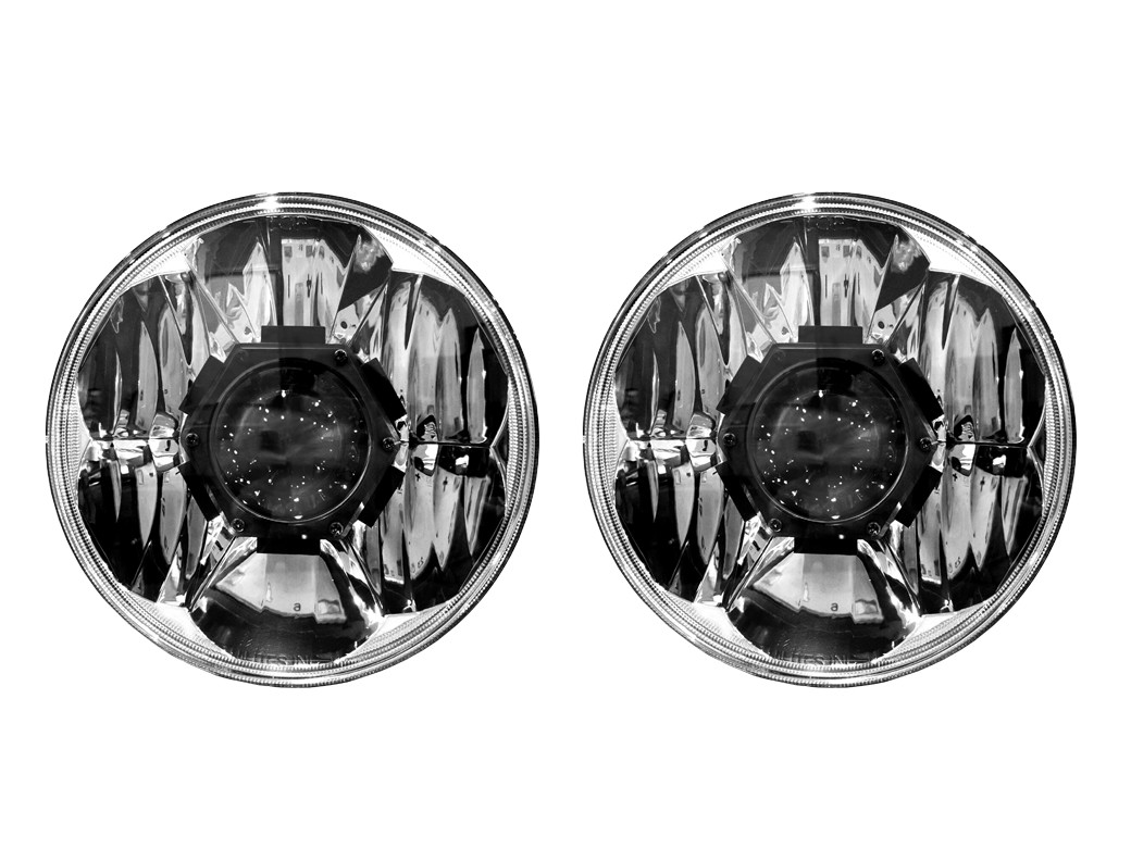 Picture of Kc Hilite K13-42341 7 ft. LED Pro Headlight Dot Jeep Jk 07-17 Pair Pack System