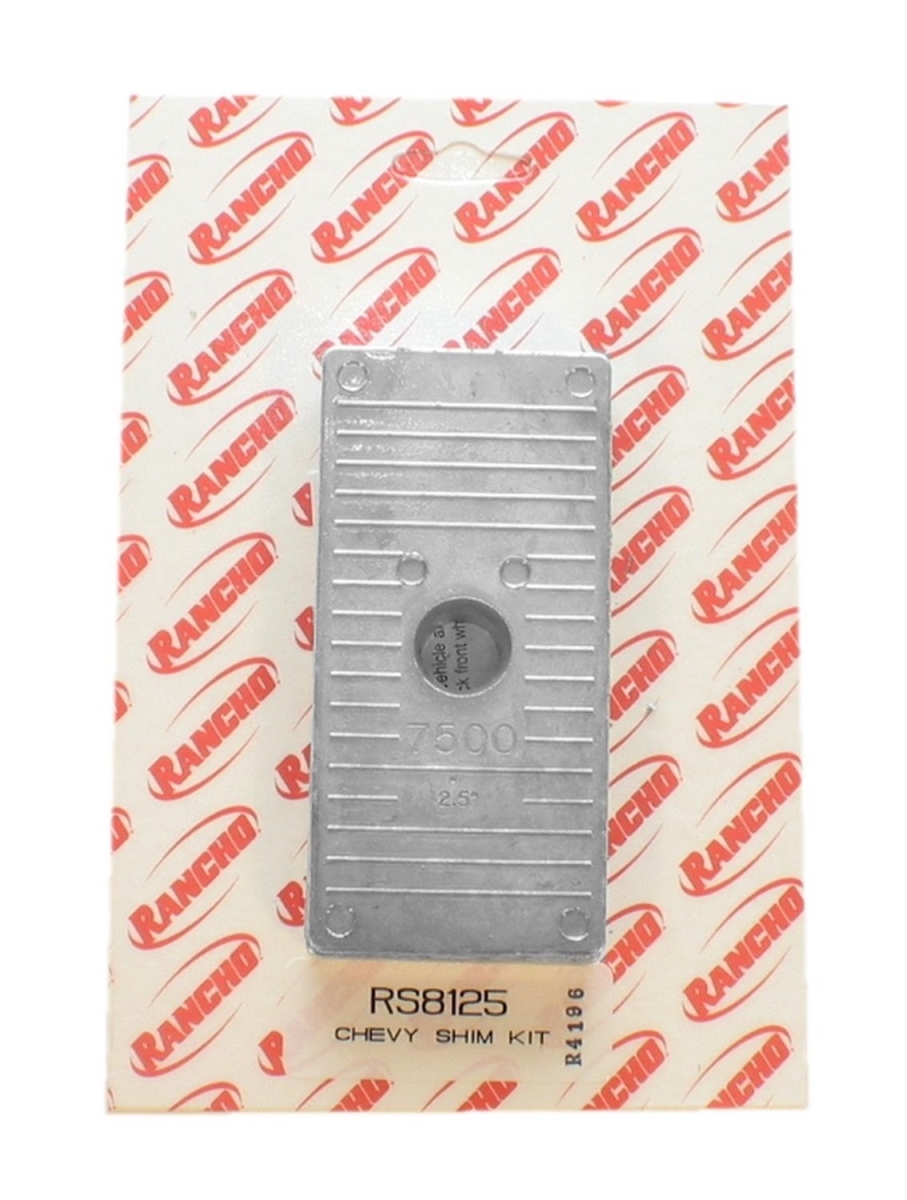 RS8125 Leaf Spring Axle Shim Kit