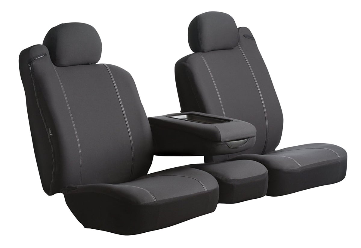 SP8822BL Front Bucket Seat Cover 2007-2009, Black
