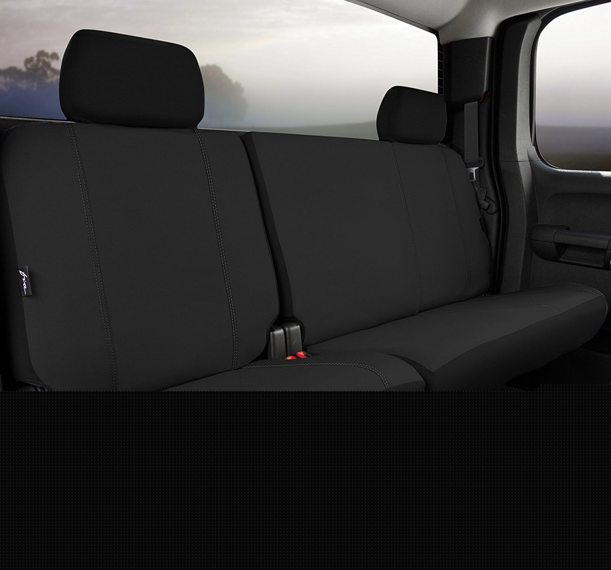 Picture of FIA SP8238BL Rear Seat Cover Split Seat 60,40 - Black