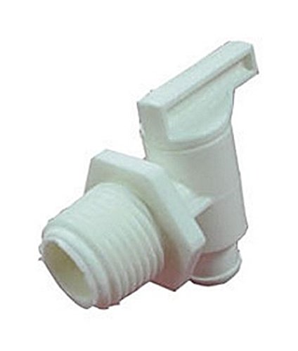 73306 1.5 in. Mpt RV Trailer Camper Drain Cock Unflanged - Plastic