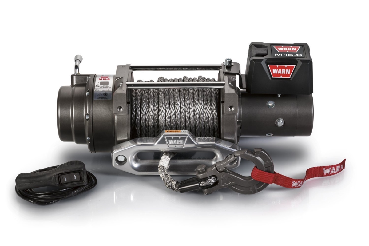 Warn Industries 97730 M-15-S Synthetic Winch