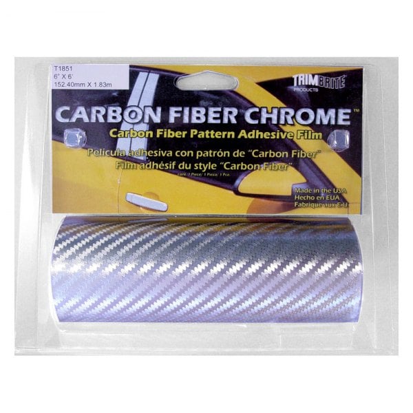 T1851 5.8 in. x 6 ft. Chrome Carbon Fiber