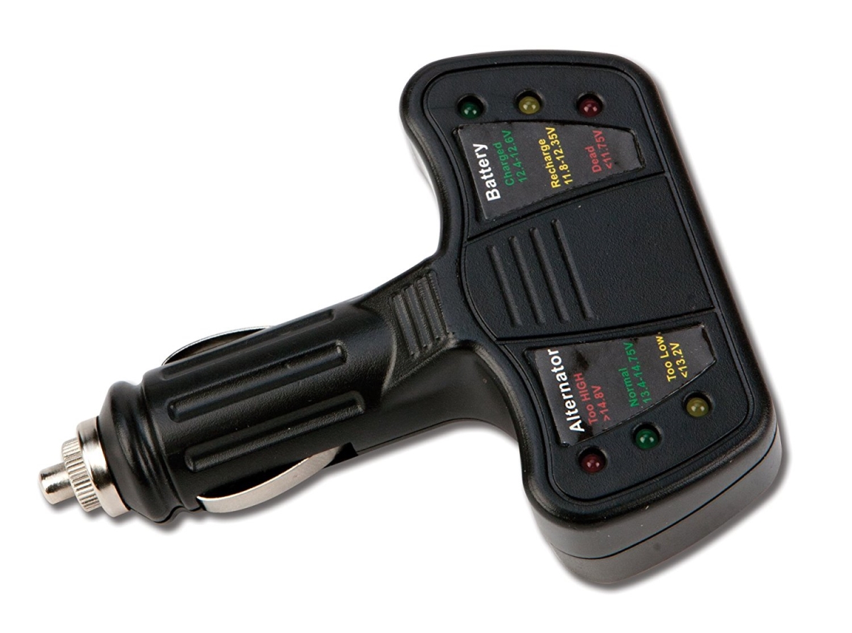 Performance Tool W2989 12V Cigarette Lighter Car Battery and Alternator Tester