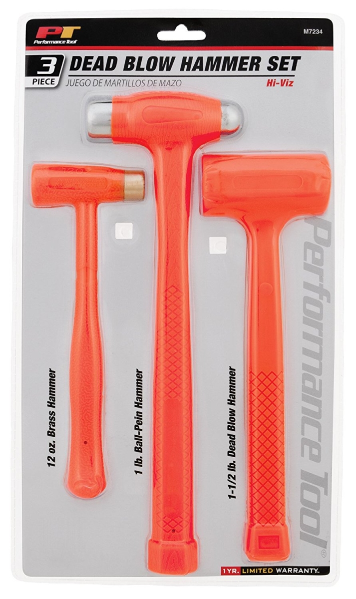 M7234 Dead Blow Hammer set - 3 Pieces