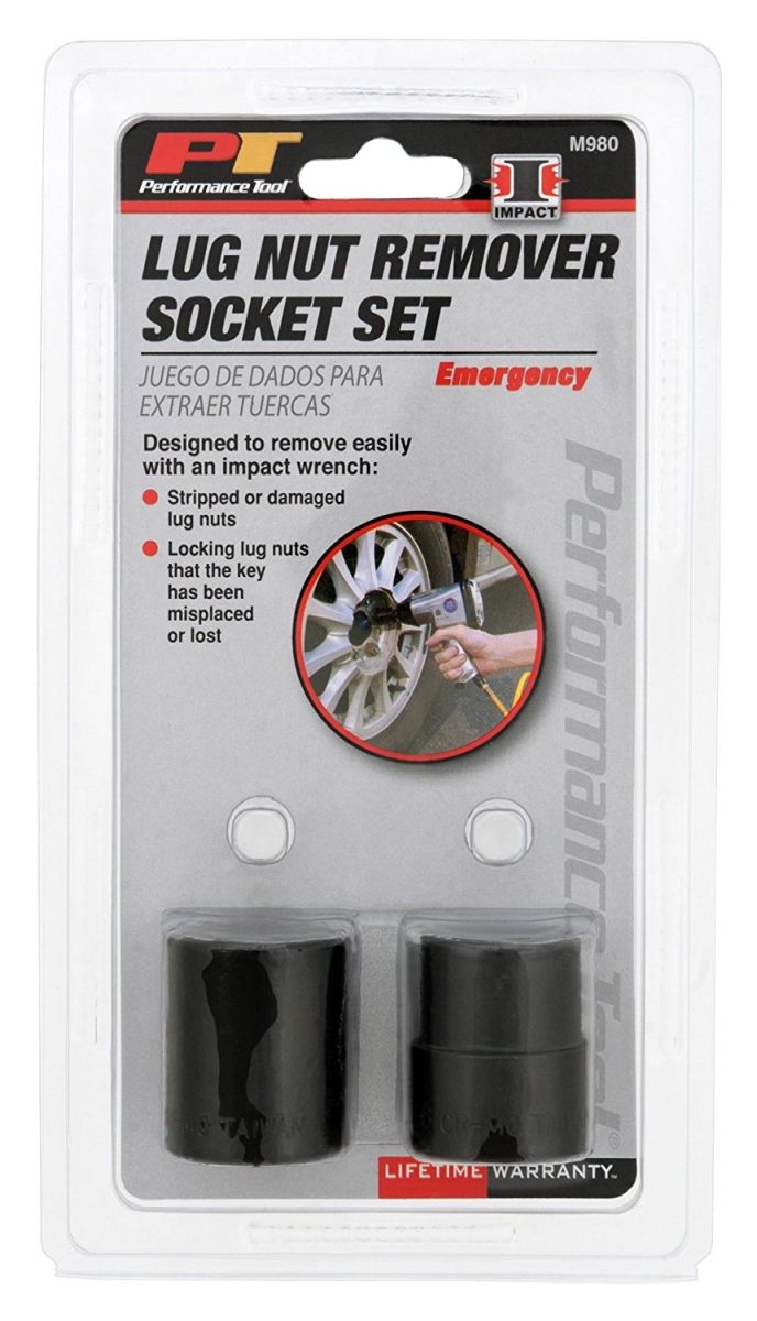 Picture of Perform Tool M980 Emergency Lug Nut Removal Set