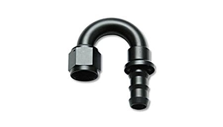 22812 12 AN Push-On 180 degree Hose End Elbow Fitting