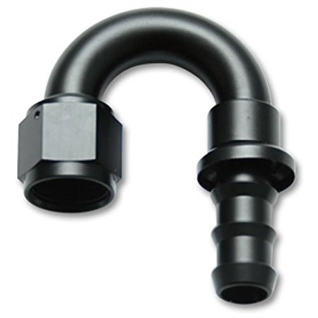 22810 10 AN Push-On 180 degree Hose End Elbow Fitting