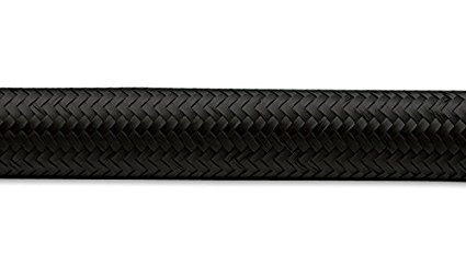 11963 16 AN x 2 ft. Roll Nylon Braided Flex Hose - Black