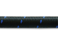 11966B 6 AN x 10 ft. Roll Nylon Braided Flex Hose - Black & Blue