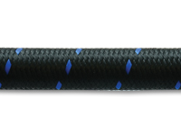 11972B 12 AN x 10 ft. Roll Nylon Braided Flex Hose - Black & Blue