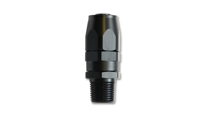 26007 0.5 in. NPT Pipe Thread 10AN Male Straight Hose End Fitting