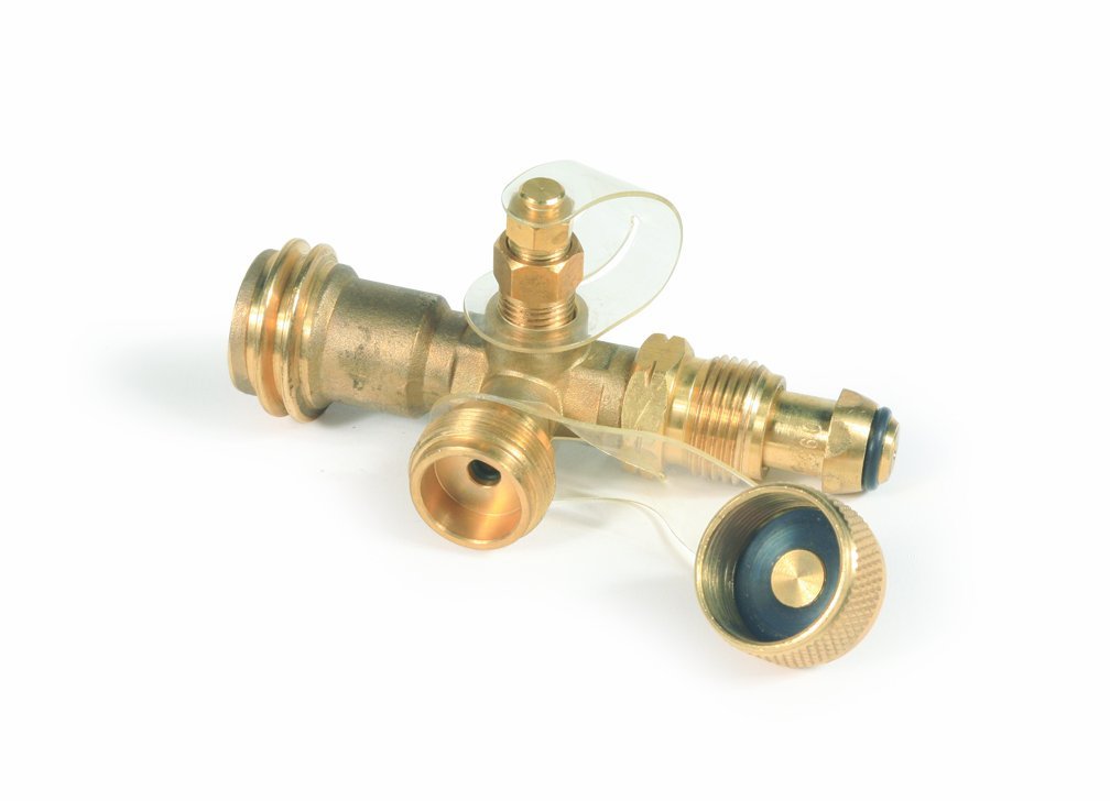 59113 Propane Brass Tee with 4 Port