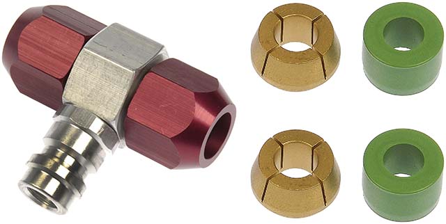 Dorman 800967 Service Port Tee for 0.37 High Pressure Side Line
