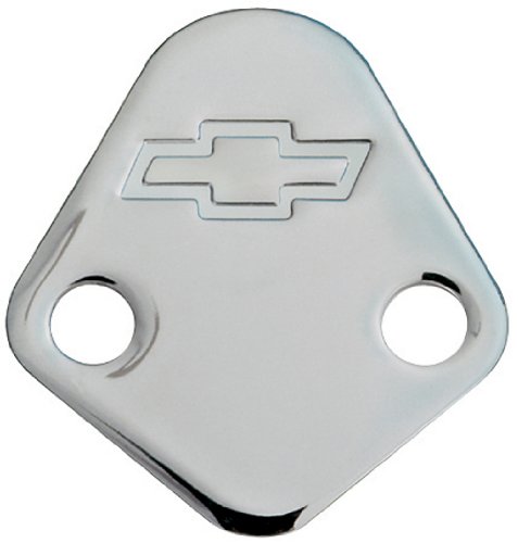 Car Interior Accessories, 141211 Fuel Pump Block-Off Plate with Embossed Chevy