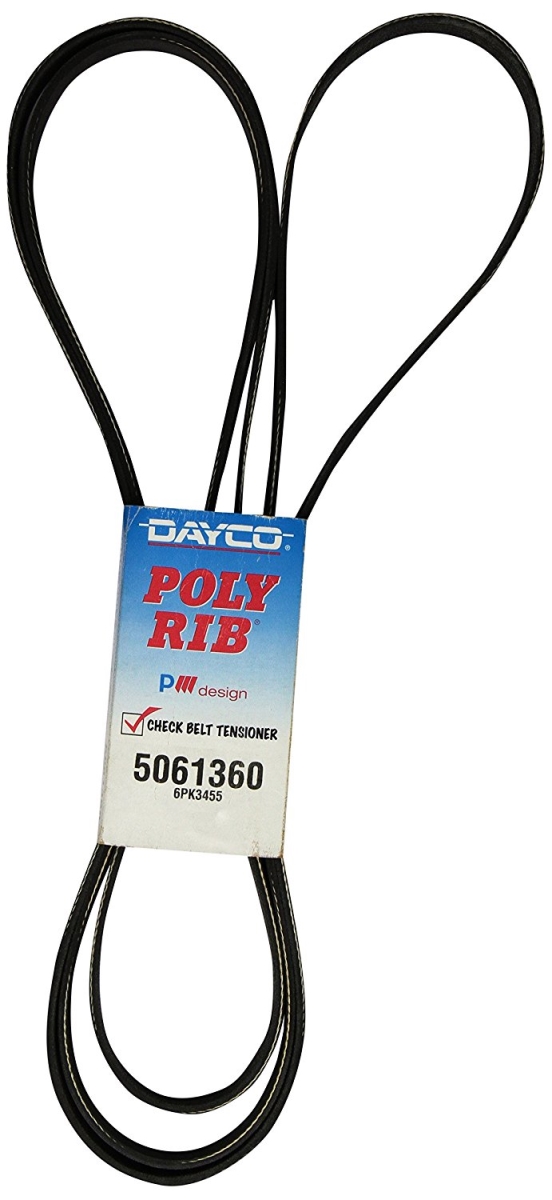 5061360 10.4 oz Poly Rib Belt